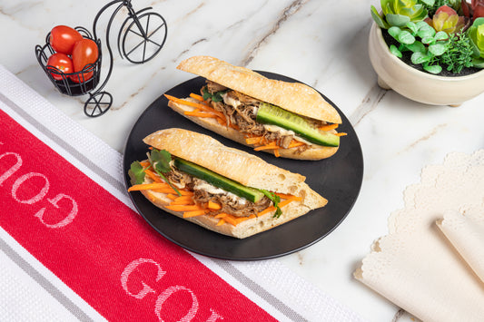 LeSaigon Baguette With Puled Pork, Pickles &Mayonnaise